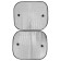 SkyWay curtain screen, 60x50cm, on suction cups, foil for side glasses, set 2 pcs