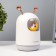 Night with a moisturizer dog on the moon LED USB AKB Gray 8.3x8.3x15 cm Risalux