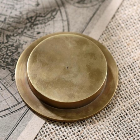 Damali brass compass 6.7x6.7x1.3 cm-1