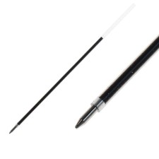 Balloon rod 1 mm, on an oil basis, transparent, 140 mm body, black ink black