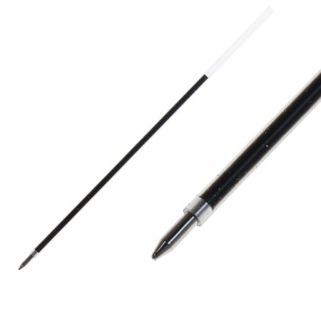Balloon rod 1 mm, on an oil basis, transparent, 140 mm body, black ink black