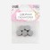 Club for the cord, double, d = 5 mm, 15 × 10 mm, 5 pcs, silver color