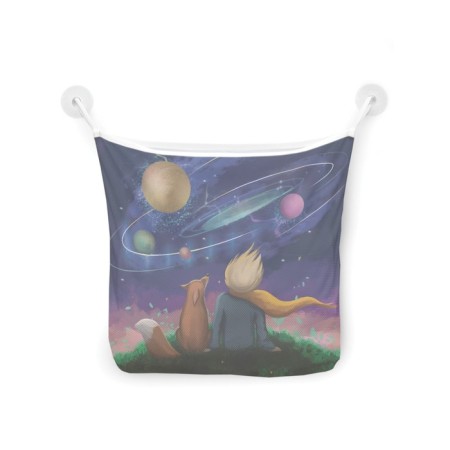 Organizer in a bathtub on suction cosmos "Magic Cosmos", for storing toys and trifles, size 33x39 cm-2
