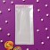 BOPP package with an adhesive valve 12 x 22/4 cm, 25 μm