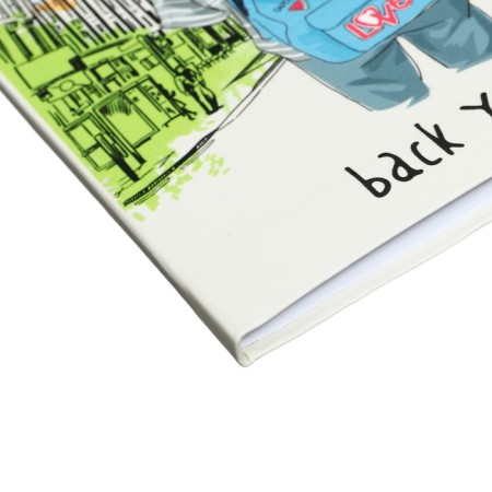Notebook A6 64 sheets in the Friends Code, Integral Cover, Soft Touch, Selective UF-LK, OFSET Block 60 g/m2-2