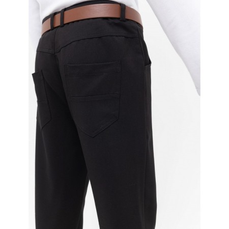 Pants for boys, height 146 cm, black color-5