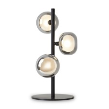 Freya FR5435TL-03B Shimmer, 248x248x461 mm desktop lamp, G9, 3x25W, black color
