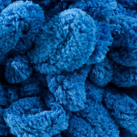 Yarn "Puffy" 100 % micropoliester 9m/100g (637 jeans)-2