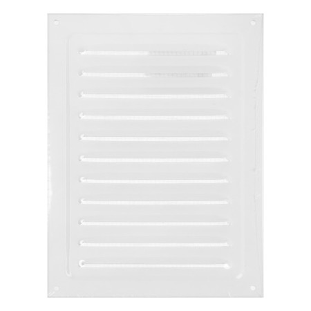 Ventilation grate Zein luxury RM1724, 170 x 240 mm, with a grid, metal, white-7