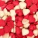 Clamping glaze "hearts": red, white, 75 g