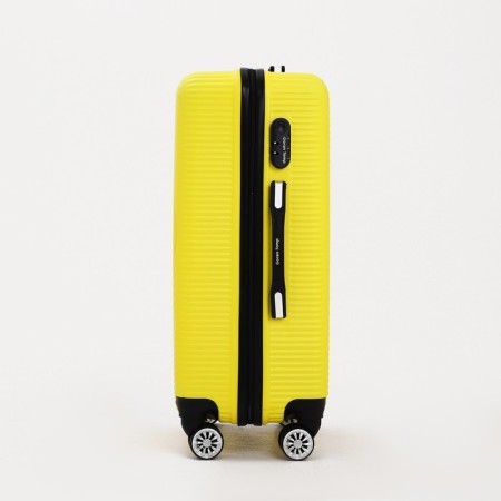 Suitcase Wedes 24 ", 43*66*26 cm, lightning departure, code lock, yellow-1