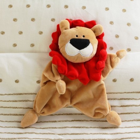 Comforter for newborns, "lion", 30x27 cm-3