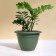 Flower pot, d = 30 cm, 7.5 l, plastic, green sage
