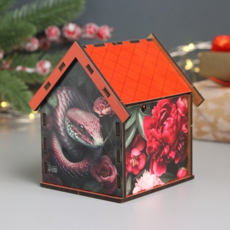 New Year's tea house "Snake. Oution" 10.5x9.5x12 cm-2