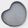 The form for baking the share "Elin. Heart ", 28.5 × 25.5 × 6.6 cm, removable bottom, anti -stick coating, black color
