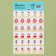 Paper stickers of the appraisal "Yummy", 10.5 x 18 cm