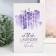 Safe Brush Tree leatherette "Garden with Lavender" 21x13x5 cm
