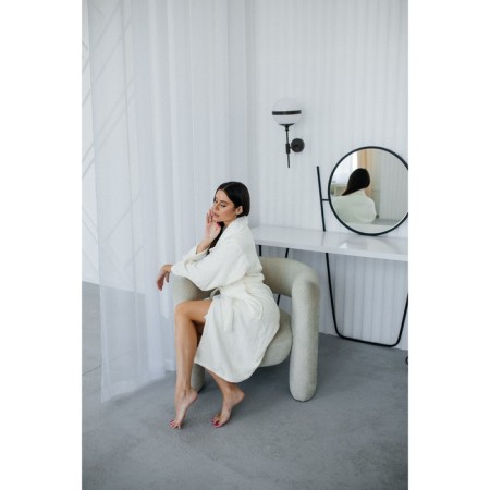 Frequency bathrobe, size 50, champagne color-9