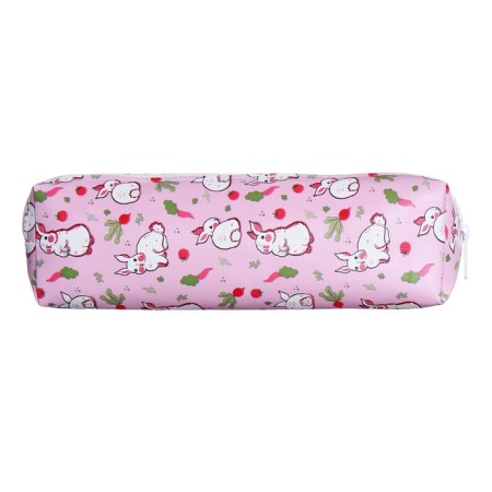 School Penal on the zipper Calligrata "Rabbits", pink-2