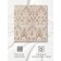 Damascus pillowcase set, size 40x60 cm, brown color, 2 pcs.
