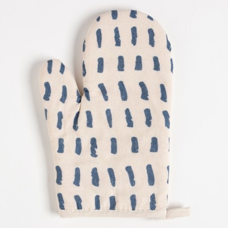 Kitchen set (2 objects) of the share "Trend", the color is blue, a severity 17x17 cm, mittens 26x16 cm, 100% p/e-1