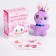 Soft toy "lovely bunny" in a set with stickers