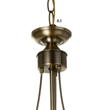 Chandelier 2431/3 E14 40W bronze 41x41x54-82 cm Bayerlux-5