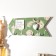 Decorative wood hooks "Palm leaves. Index" 2.5x30x8.8 cm
