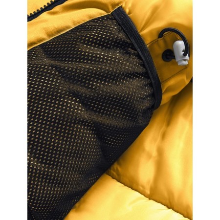 Winter park for a girl, height 122 cm, yellow color-8