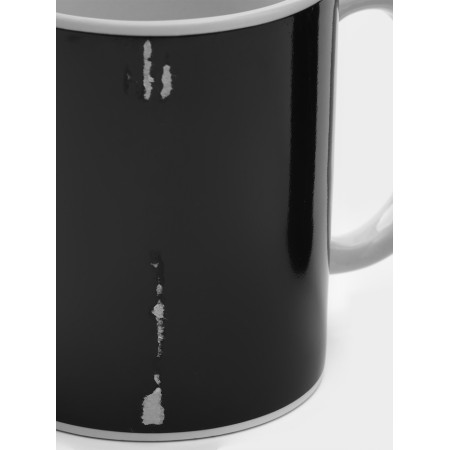 Mug - chameleon ceramic shares “And me?”, 350 ml, white color-9