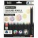 Pencils 24 colors Brauberg Black Wood, three -sided, 3 mm diameter, black tree