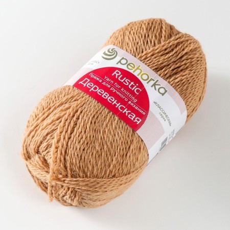 Yarn "village" 100% half-carbonated wool 250m/100g (337-lamas)-1