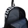 A backpack with a zipper, an outer pocket, 2 side pockets, black color
