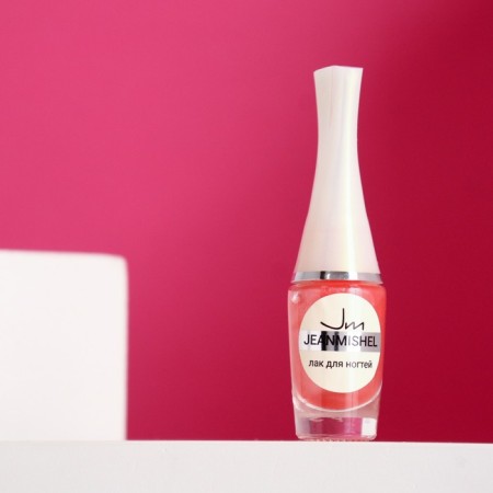 Nail polish jeanmishel tone 120 peach pearl, 5.5 ml