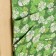 Wallwathered Organizer on eyelets 8 departments, print green leaves, 62x30 cm, felt