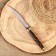 Cutting knife "Scorpio" with a cover, steel - 65x13, handle - wood, 14.5 cm