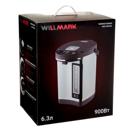 Thermopotes Willmark WAP-602CKL, 900 W, 6.3 l, gray-11
