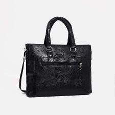 Male bag, black color