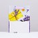 Laminated vertical "lavender letter", 18 x 23 x 10 cm