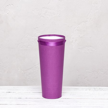 Carrying cone to flowers, purple 10 x 14 x 30 cm-3