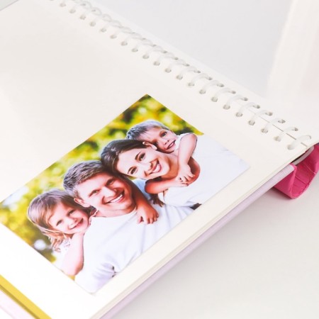 Photo album on 20 magnetic sheets 23x28 cm, int. spiral "Mice and Bunny" rabbit-5
