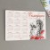 Magn-calendar 2024 "Family Happiness", 12 x 8 cm