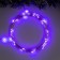 Garland “thread” 5 m dew, ip20, silver thread, 50 LED, purple glow, 2 modes, AAH3