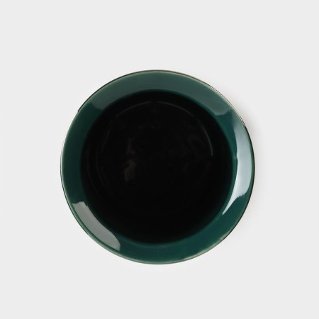 A set of ceramic stands for Gold cutlery, 19.5 × 9 × 18.5 cm, green color-3
