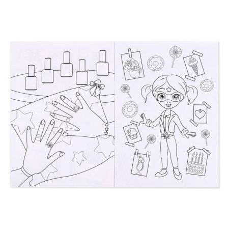 Coloring for girls "Stylish Image", 16 p., A4 format-1