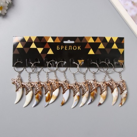 Plastic key "Fang with a wolf" 5.7x1.3x2.3 cm-3