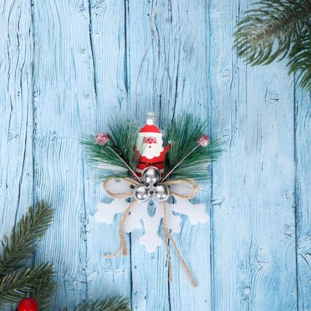 Decoration New Year's "Snowflake" Grandfather Frost 10 cm