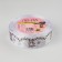 Satin ribbon "carnival", 25 mm, 23 ± 1 m, white color