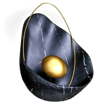 Sconces 2471/1 LED 5W black and gold 27x27x37 cm-3