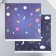 Scrapbooking paper bilateral "Cosmic sky" density 180 g 30.5x32 cm